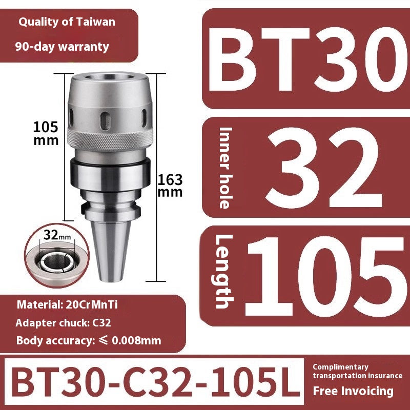 2096-CNC high-precision strong tool holder BT40 BT30 BT50 CNC machining center C32 chuck tool holder Shandong Denso Pricision Tools Co.,Ltd.